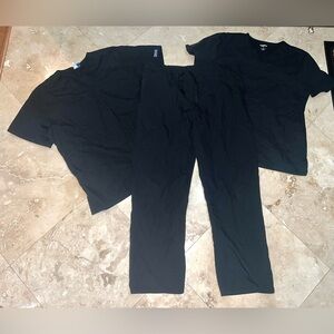 Men’s Black Scrubs